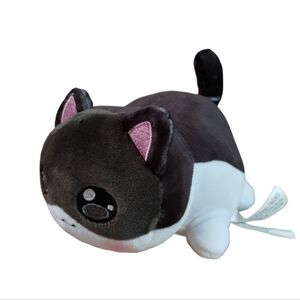 Aphmau Meemeows Mystery Plush Toy Litter Series 1  Johnny Cat - 6” Brown White